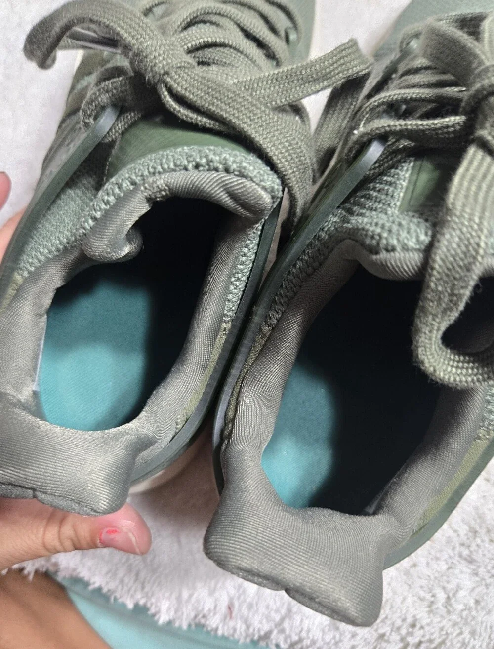 Adidas Women's EQT Support ADV 'Olive White' Sz 8.5